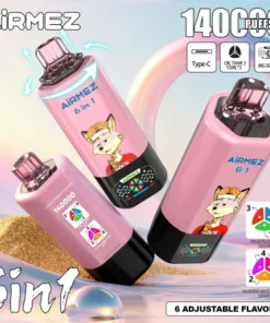 Airmez FOX 140K Puffs 6 w 1 2