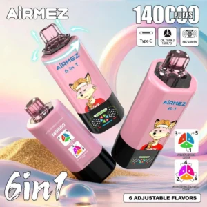 Airmez FOX 140K Puffs 6 w 1 2