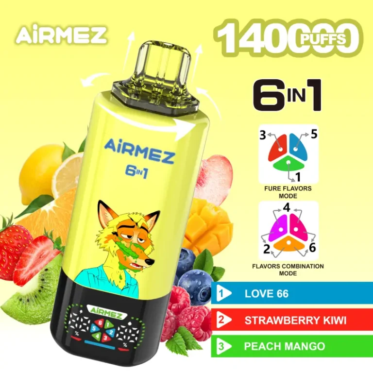 Airmez FOX 140K Puffs 6 w 1 7