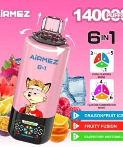 Airmez FOX 140K Puffs 6 w 1 9