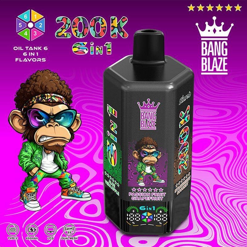 BANG BLAZE 200K Puffs 6 in1 2