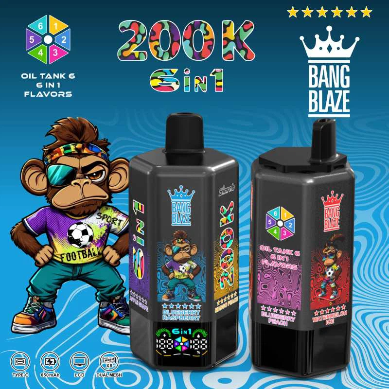 BANG BLAZE 200K Puffs 6 in1 2