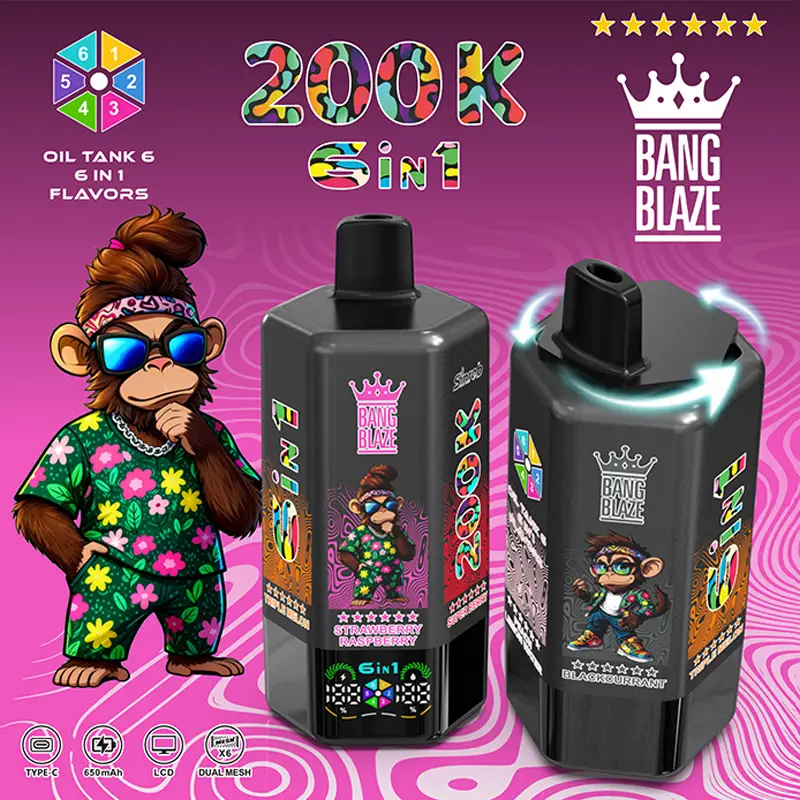 BANG BLAZE 200K Puffs 6 in1 3