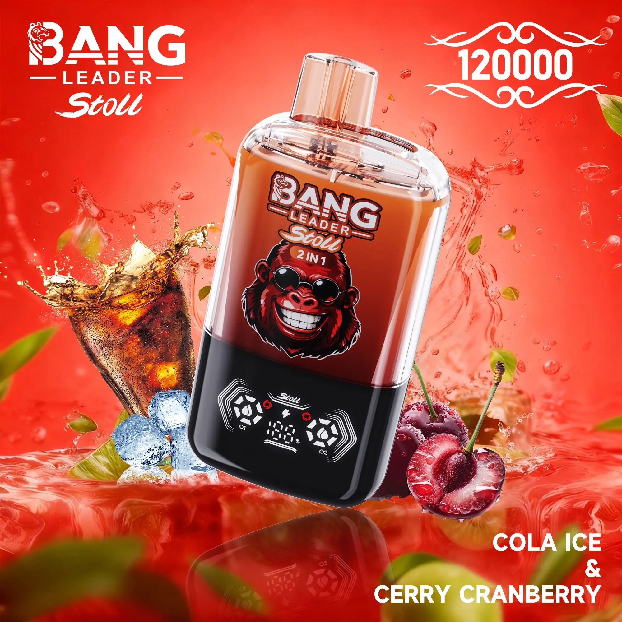 BANG Leader 120K Puffs – 120k slukk, dupla íz, Type-C, TPD tanúsított eldobható vape