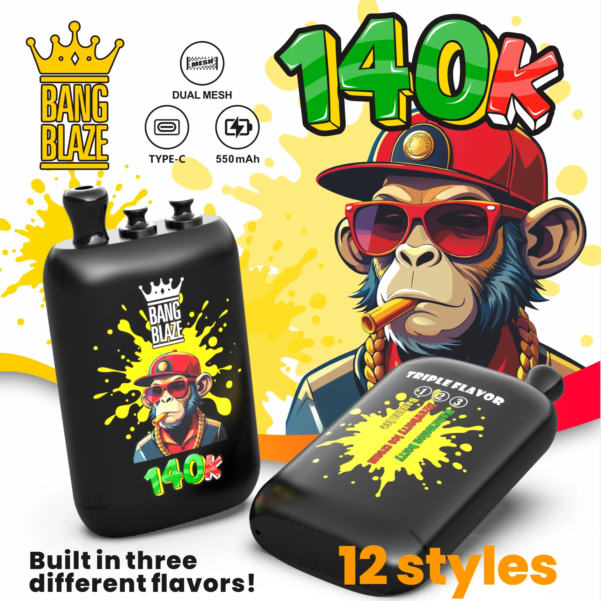 Bang Legend 140K eper kiwi íz