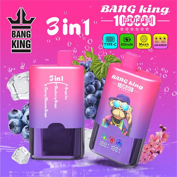 Bang King 100K 3 az 1-ben eldobható ecigaretta